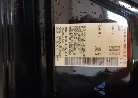 2014 Nissan Altima 2.5 Sl z USA, uszkodzony, nr VIN 1N4AL3AP1EC196101